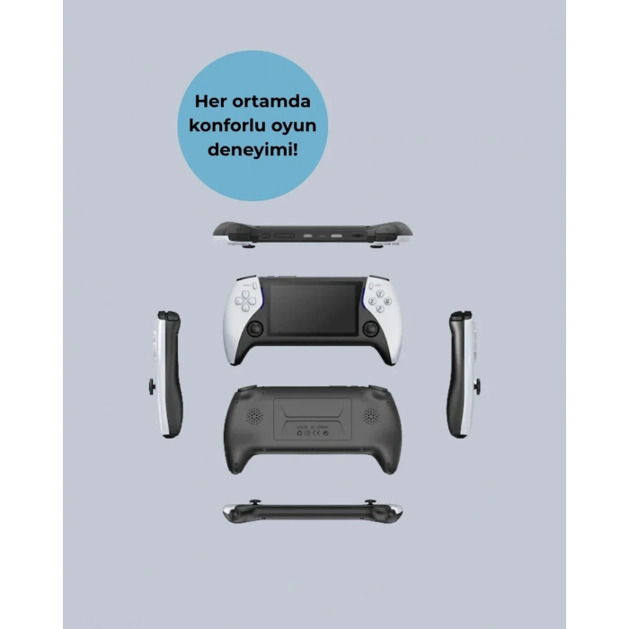 Kompakt Ve Hafif Retro Oyun Konsolu 1000 Klasik Oyun Dahil