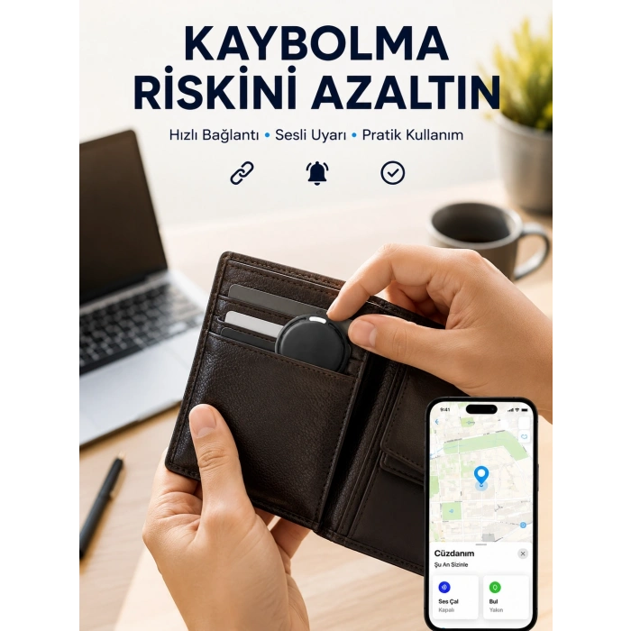 Konum Takip Cihazı Airtag İos Ve Android Uyumlu Akıllı Eşya Bulucu