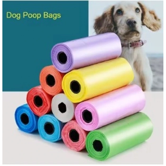 Köpek Dışkı Poşeti 4lü Düz Renk Set (5263)