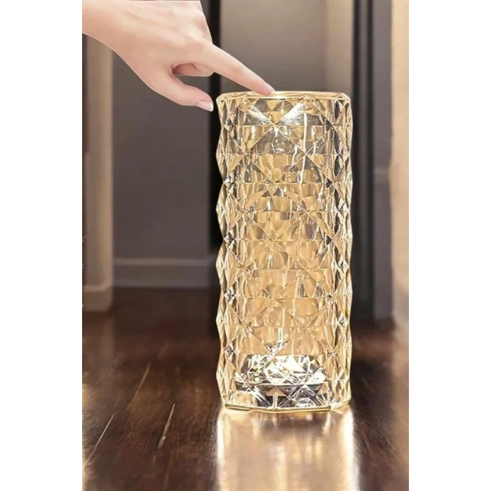 Kristal Dokunmatik Ve Kumandalı Masa Ve Gece Lambası