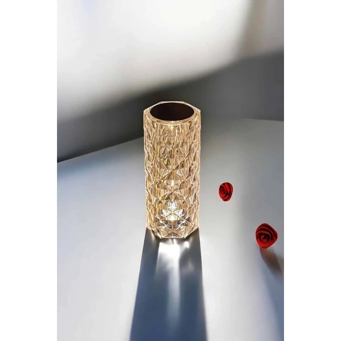 Kristal Dokunmatik Ve Kumandalı Masa Ve Gece Lambası