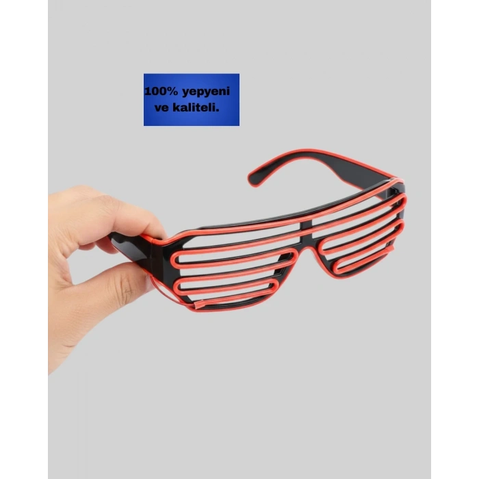 Kutlama Ve Etkinliklere Özel Led Işıklı Gözlük