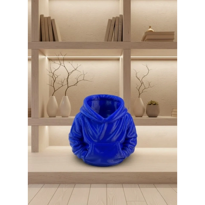 Lacivert Hoodie Kalemlik 10x10 Cm Masa Üstü Düzenleyici