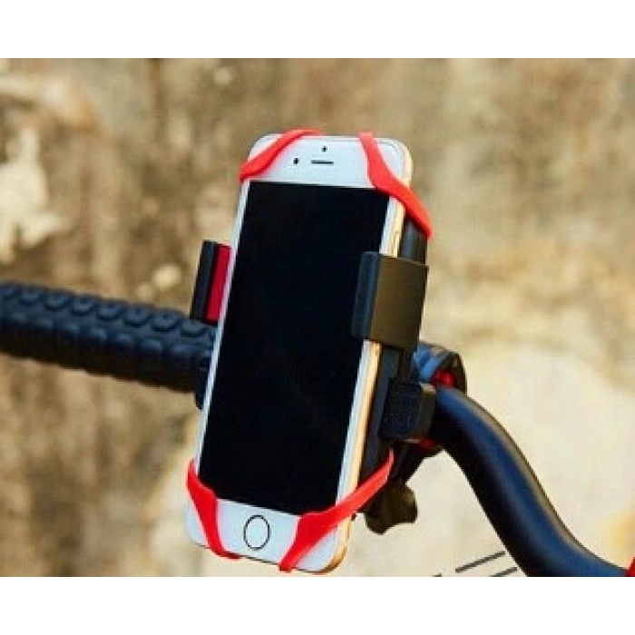 Lastik Destekli Standlı Bisiklet Telefon Tutucu (5263)