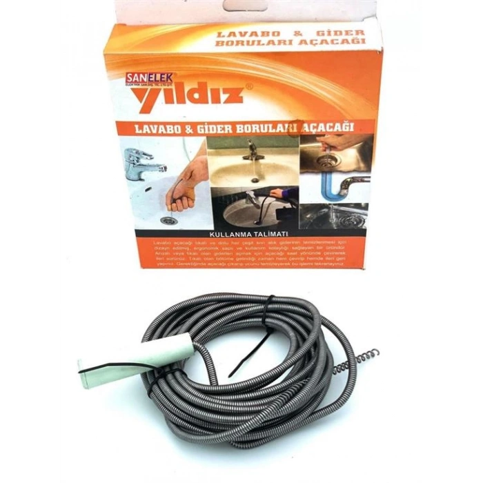 Lavabo Ve Gider Boru Açacağı (3 Metre) (5263)