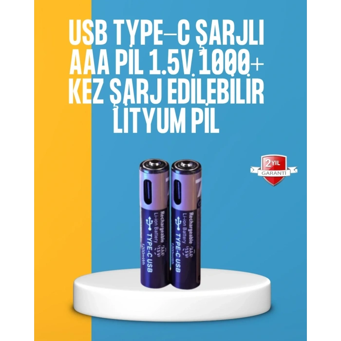 Lityum Aaa Pil – Düşük Enerji Tüketen Cihazlar İçin Maksimum Dayanıklılık