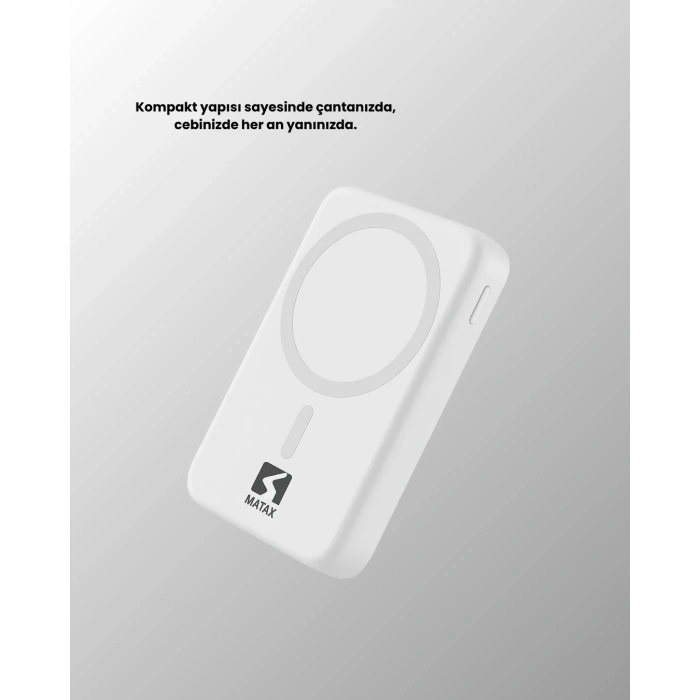 Magsafe Manyetik Powerbank – İphone İçin Hızlı, Kablosuz Ve Güvenli Şarj