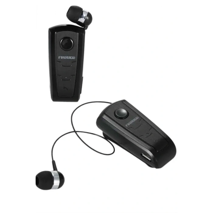 Makaralı Bluetooth Kulakiçi Yaka Kulaklığı Kablosuz Kulaklık