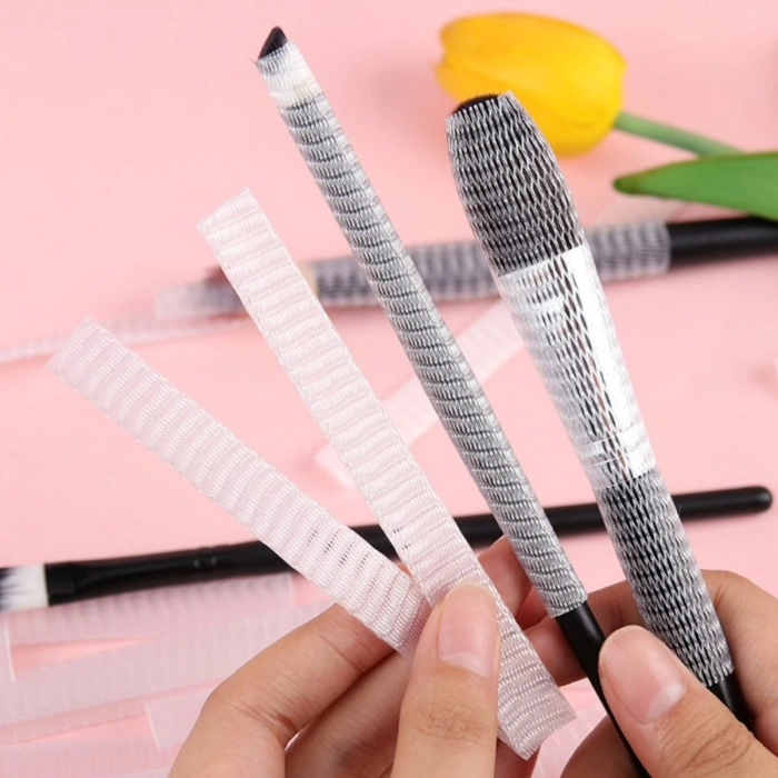Makyaj Far Allık Kontür Eyeliner Fırça Malzemeleri Ürünleri Koruyucu File Kapak Örgü Kılıf Set 20li (5263)