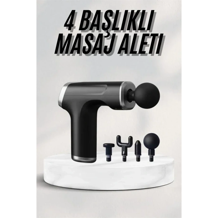 Masaj Tabancası 24v Type-c Hızlı Şarj Girişli Masaj Aleti Uzun Ömürlü