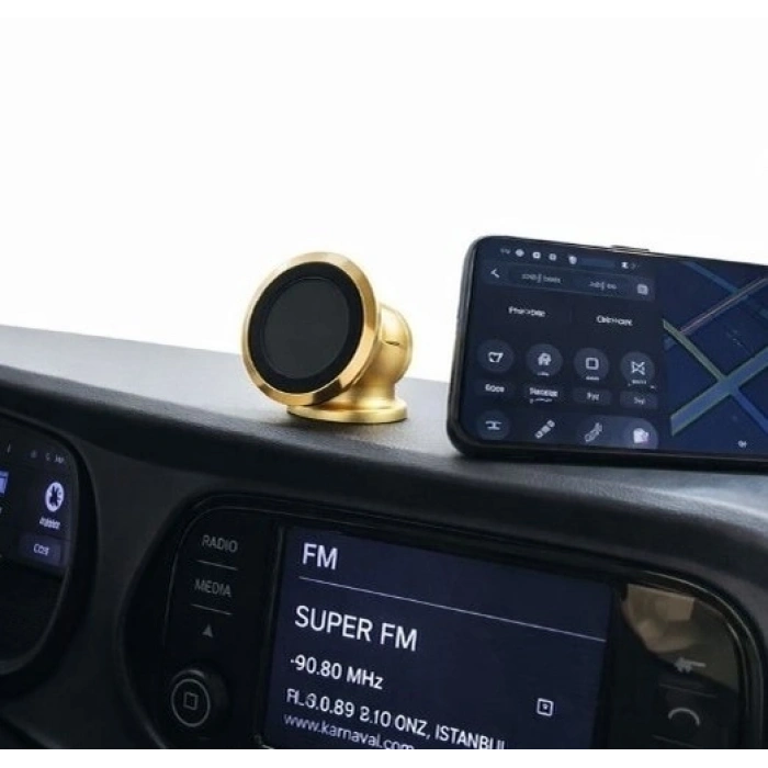 Metal Telefon Tutucu Torpidoya Yapışan Mıknatıslı (5263)