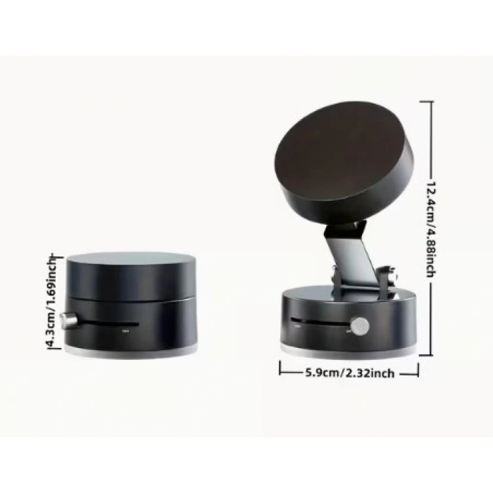 Mıknatıslı Katlanabilir Telefon Tutucu - Torpido ve Cam Uyumlu (5263)