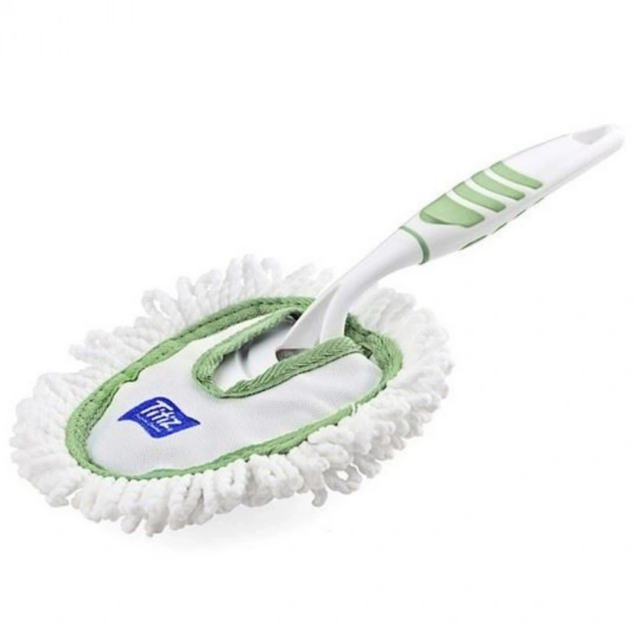 Mikrofiber Duster Toz Leke Kir Alıcı Temizleyici Tutacaklı Temizlik Bezi Aparatı Malzemesi (5263)