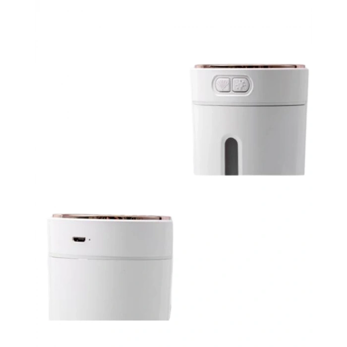 Mini Araç Nemlendirici 5 Esans Hediyeli Usb Işıklı Koku Difüzörü