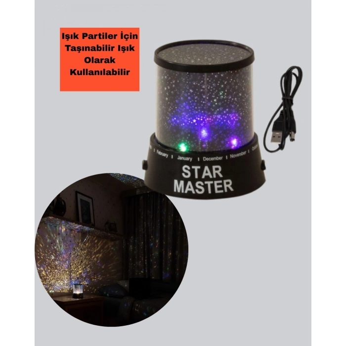 Mini Star Projektör