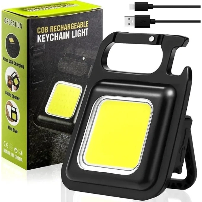 Mini Taşınabilir Led Çok Fonksiyonlu Fener (5263)
