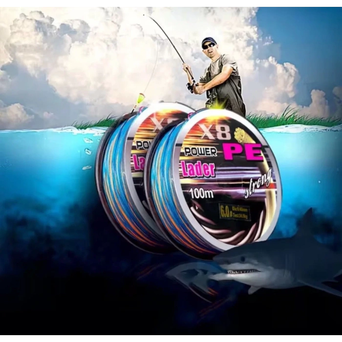 Misina 100mt Polıetılen 8 Örgülü 6.0 İp