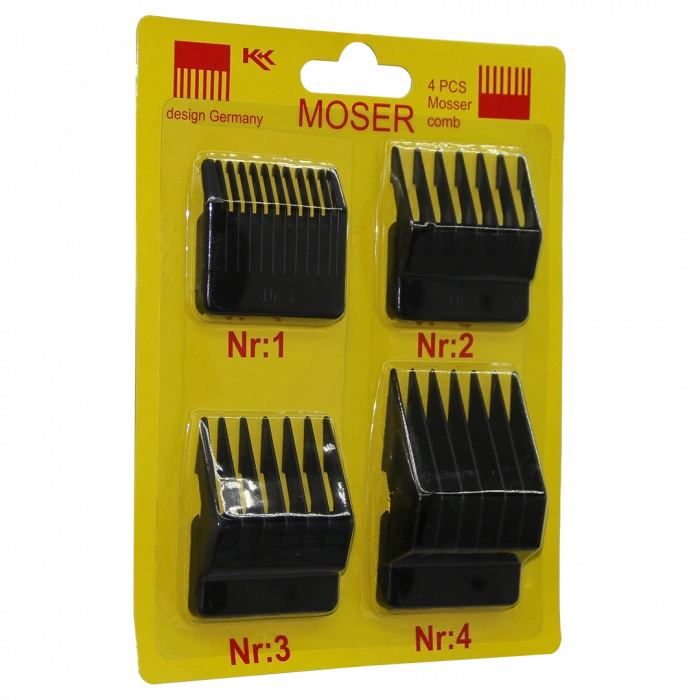 MOSER 4 PARÇA  MAKİNE TARAK SET (5263)