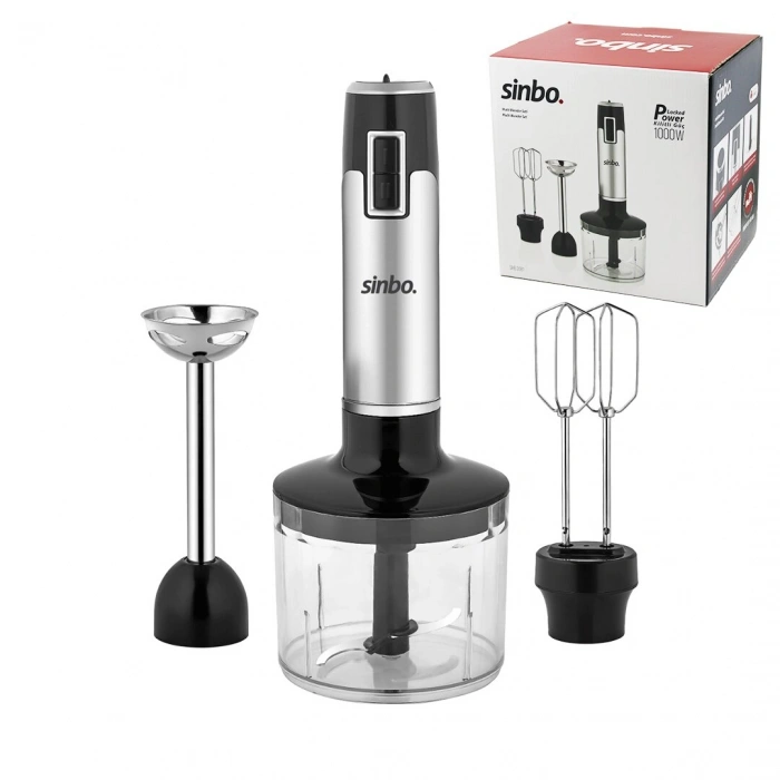MULTİ TURBO EL BLENDER SETİ AYARLANABİLİR KADEME HIZ 700ML HAZNE SHB-3181 (5263)