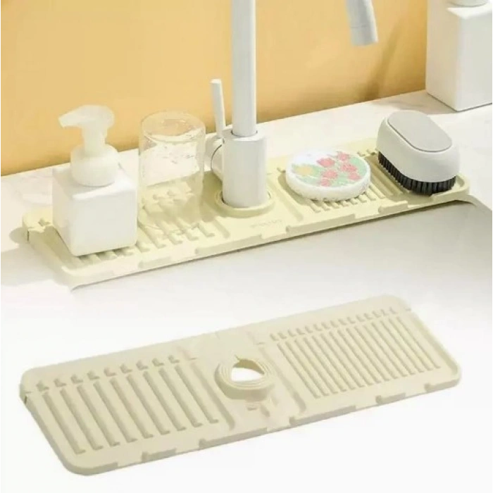 Mutfak Banyo Lavabo Kenarı Silikon Mat Gri (5263)
