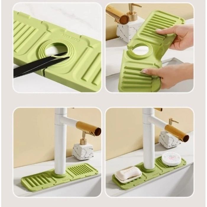 Mutfak Banyo Lavabo Kenarı Silikon Mat Gri (5263)