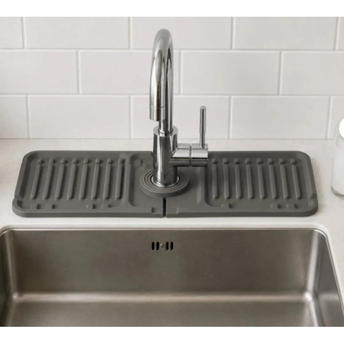 Mutfak Banyo Lavabo Kenarı Silikon Mat Gri (5263)