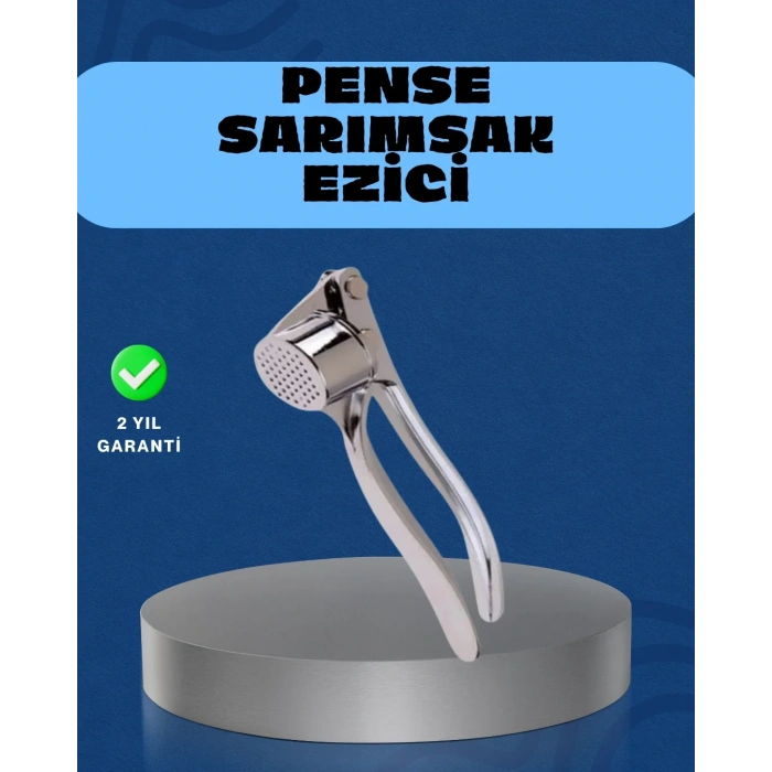 Mutfak Sarımsak Ezici Kaymaz Saplı Güçlü Mekanizma