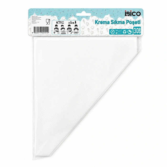 NAYLON 30CM 50PCS KREMA SIKMA  POŞETİ TORBASI (5263)