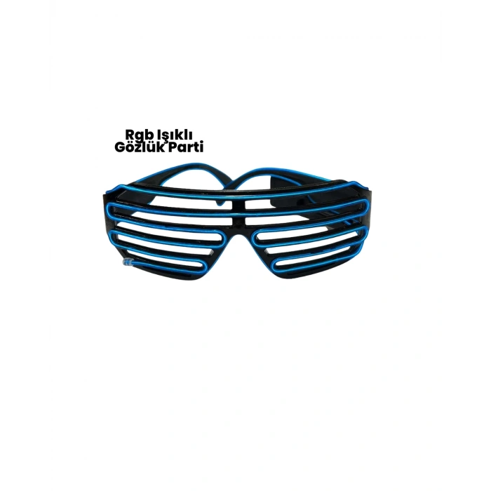 Neon Gözlük Mavi