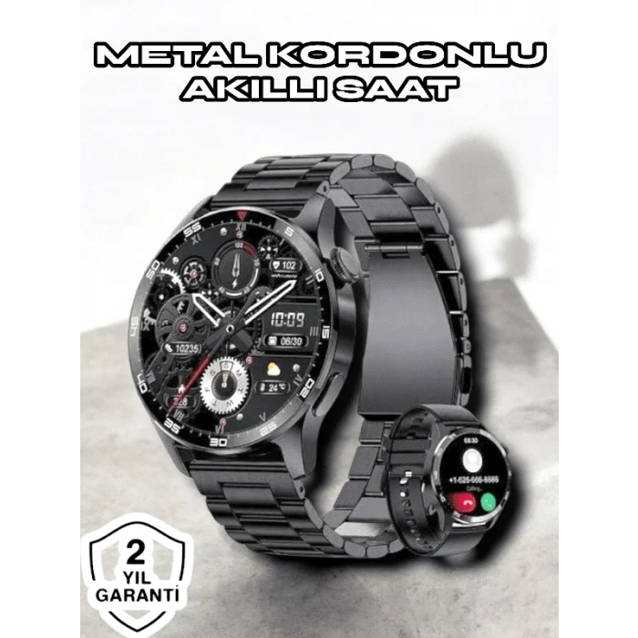 Nfc Ve Kablosuz Şarjlı Akıllı Saat Ekg, Nabız & Spor Modları İle İos Ve Android Uyumlu