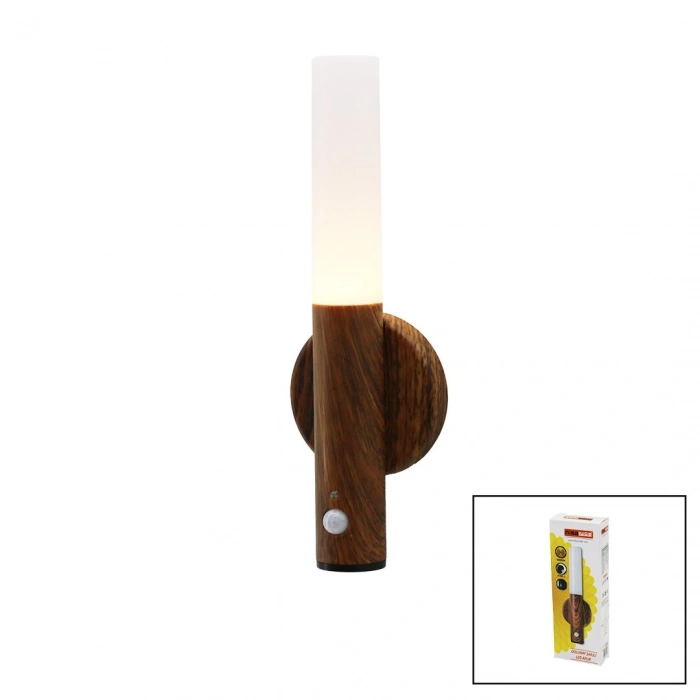 NİSALUCE EAMP-098/1 SENSÖRLÜ=1--3MT TYPE-C ŞARJLI GÜNIŞIĞI LED DOLUNAY LED APLİK LAMBA 1W (5263)