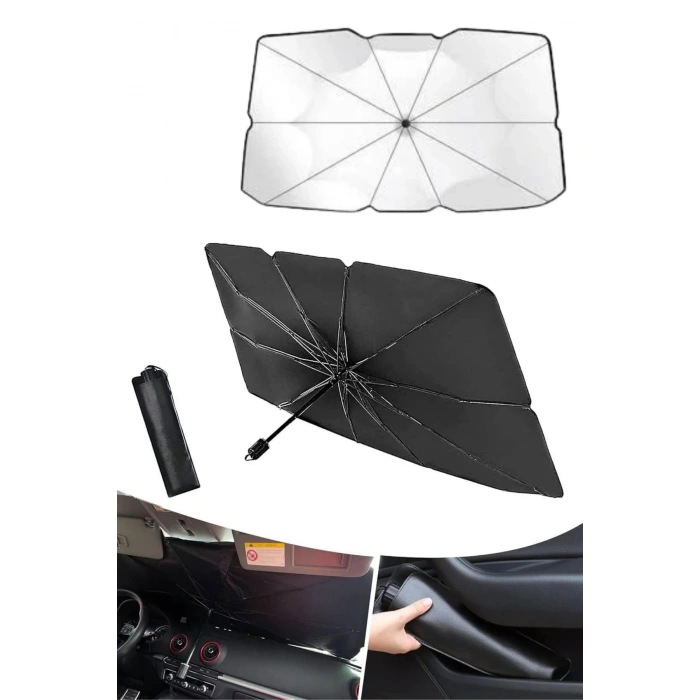 Oto Ön Cam Güneşliği Otomatik Katlanabilir Gölgelik Oto Cam Şemsiye