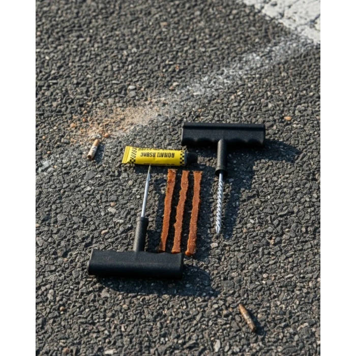Otomobil Motosiklet Bisiklet İçin Güvenli Lastik Tamir Kiti