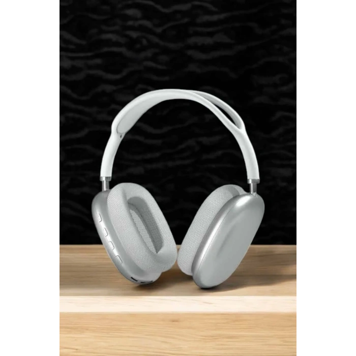 P9 Plus Kablosuz Kulak Üstü Bluetooth Kulaklık Beyaz Mikrofonlu Kulaküstü Kablosuz Kulaklık