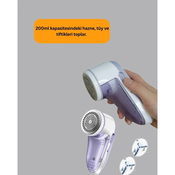 Pamuk Tiftik Tüy Temizleme Makinesi 5w – 3 Bıçaklı Sistem