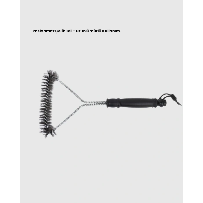 Paslanmaz Çelik Izgara Temizleme Fırçası Mangal Ve Barbekü İçin