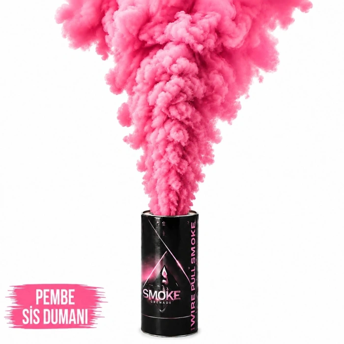 Pembe Renk Sis Pembe Duman 1 Adet (5263)