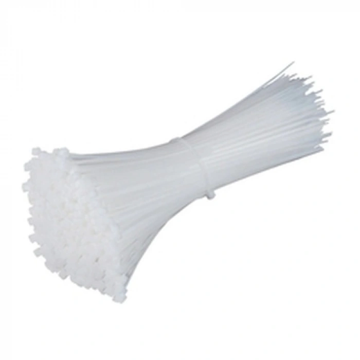 PLASTİK ÇIRT KELEPÇE 100 PARÇA BEYAZ 2.5X100MM (5263)