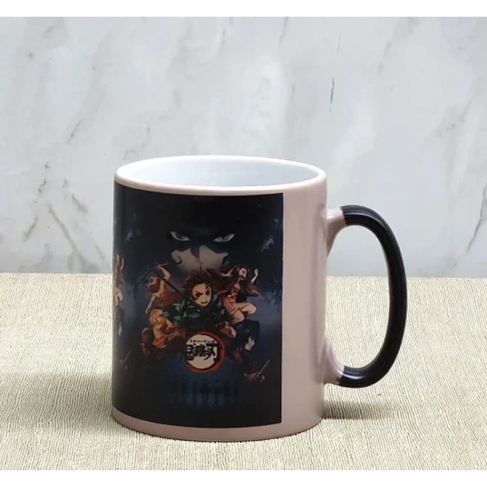 Porselen Renk Değiştiren Demon Slayer Kupa Bardak Aalk380