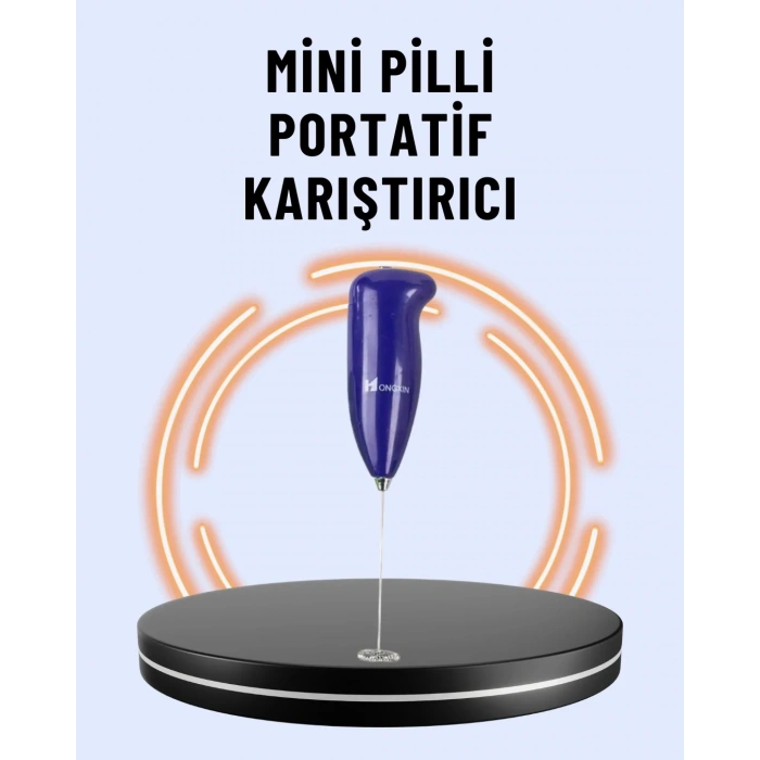Portatif Kahve Köpürtücü – Latte, Cappuccino, Milkshake Ve Puding Yapıcı