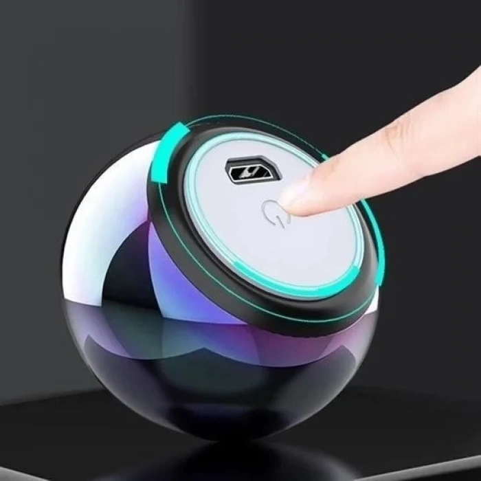 Portatif Taşınabilir Bass Ses Topu Bombası Mini Kablosuz Wireless Bluetooth Hoparlör Speaker