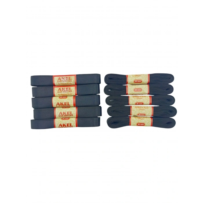POŞETLİ   SİYAH  KURDELE 2CMX10MT (5263)