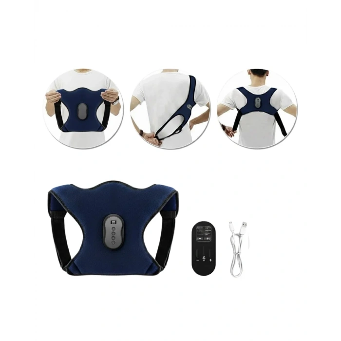 Postür Düzeltici Masaj Kemeri Titreşim Isıtma Ve Destek Sistemi