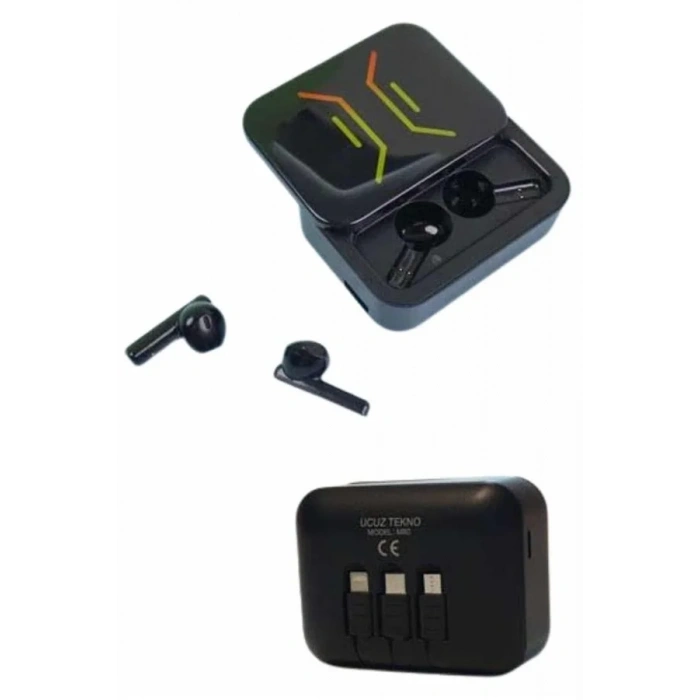 Powerbank Bluetooth Kulaklık  Kulaklığı Yüksek Ses Kaliteli