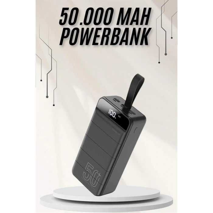 Powerbank Çoklu Şarj Girişi 50.000 Mah Taşınabilir Dijital Göstergeli (kopya)