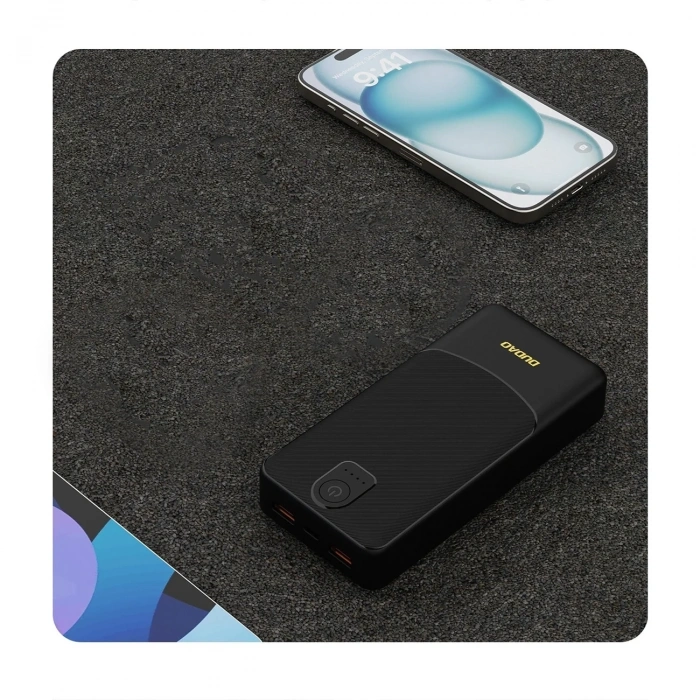 Powerbank Dudao K10Pro 2.4A 20000mAh 2 x USB-A - Siyah (5263)