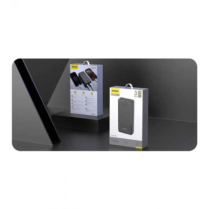 Powerbank Dudao K10Pro 2.4A 20000mAh 2 x USB-A - Siyah (5263)