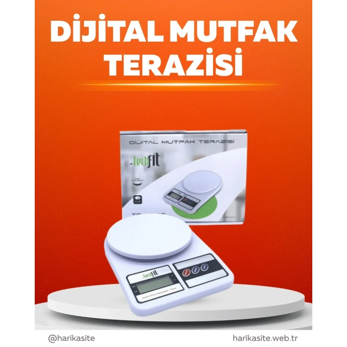 Pratik Ve Şık Tasarımıyla Dijital Mutfak Tartısı