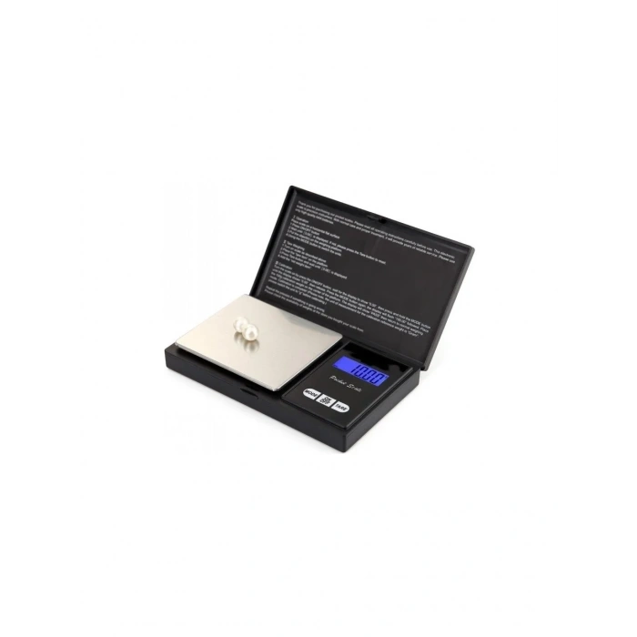 Professional Hassas Terazi 500 gram Kapasiteli 0.1 Hassasiyetli Dijital Kapaklı Tartı (5263)