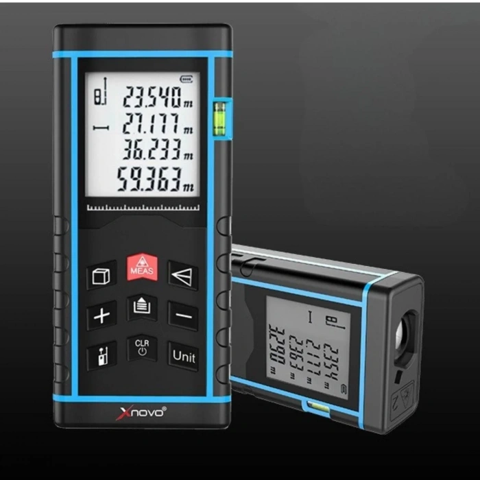 Profesyonel 40 Metre Dijital Lazer Metre Ölçer Lcd Ekran, Su Terazili, Alan Hacim, Pisagor Hesaplama Ve 20 Kayıt Hafızası